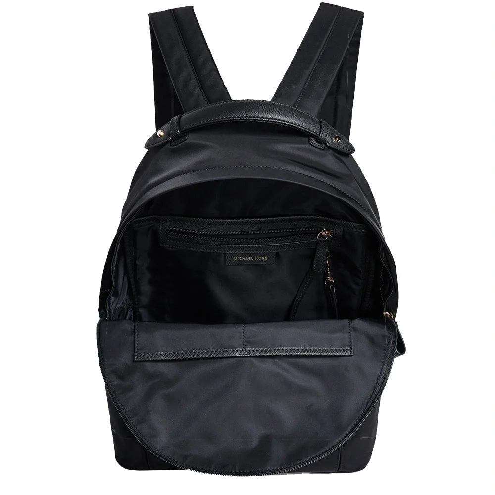 Michael Kors Kelsey Nylon Large Back Pack Bag- Black - Picture 5 of 11